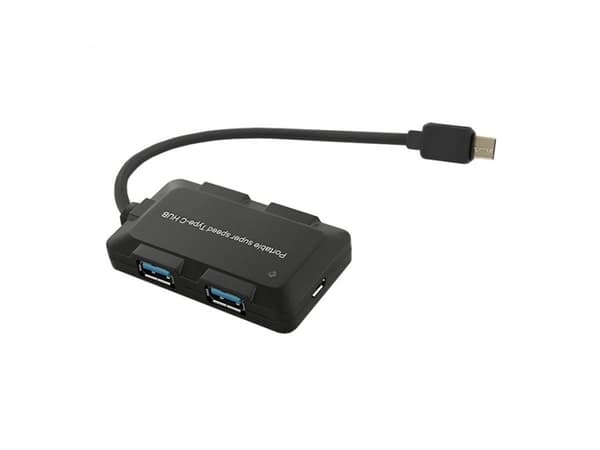 Qoltec - Hubb - 4 x SuperSpeed USB 3.0 - skrivbordsmodell