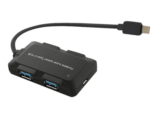 Qoltec - Hubb - 4 x SuperSpeed USB 3.0 - skrivbordsmodell