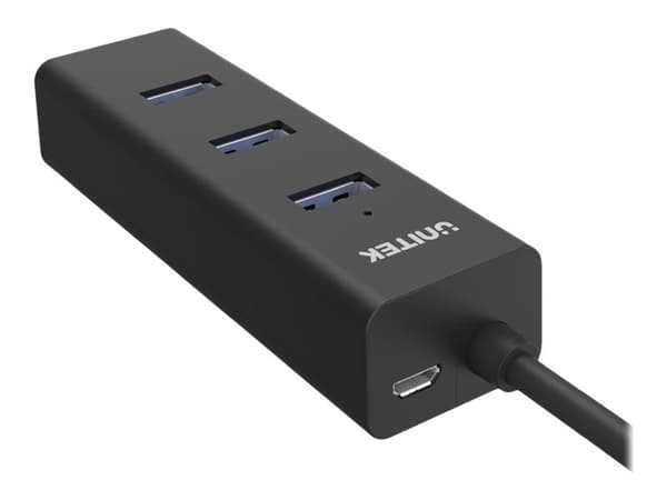 Unitek Y-3089 - Hubb - 4 x SuperSpeed USB 3.0 - skrivbordsmodell