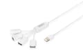 Miniatyrbild 1 av 5: DIGITUS DA-70216 Slim Spider USB Hub - Hubb - 4 x USB 2.0 - skrivbordsmodell