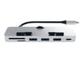 Pikkukuva 4 / 5: Satechi Aluminum Type-C Clamp Hub Pro - Hub - 3 x SuperSpeed USB 3.0 + 1 x USB-C - pöytätietokoneet