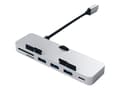 Pikkukuva 2 / 5: Satechi Aluminum Type-C Clamp Hub Pro - Hub - 3 x SuperSpeed USB 3.0 + 1 x USB-C - pöytätietokoneet