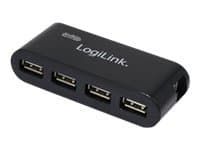LogiLink USB 2.0 Hub 4-Port - Hubb - 4 x USB 2.0 - skrivbordsmodell