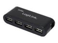 Miniatyrbild 1 av 5: LogiLink USB 2.0 Hub 4-Port - Hubb - 4 x USB 2.0 - skrivbordsmodell