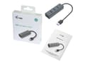 Miniatyrbild 3 av 5: i-Tec USB 3.0 Metal Passive HUB - Hub - 4 x SuperSpeed USB 3.0 - skrivbord
