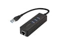 Pikkukuva 3 / 5: LogiLink UA0173A, USB 3.2 Gen 1 (3.1 Gen 1) Type-A, RJ-45, USB 3.2 Gen 1 (3.1 Gen 1) Type-A, 1000 Mbit/s, Sort, 0,21 m, IEEE 802.3, IEEE 802.3ab, IEE