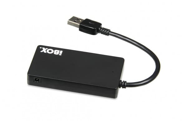 iBOX IUH3F56 - Hubb - 4 x SuperSpeed USB 3.0 - skrivbordsmodell