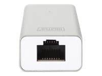 Digitus DA-70250-1, USB 3.2 Gen 1 (3.1 Gen 1) Type-A, IEEE 802.3, IEEE 802.3ab, IEEE 802.3u, Hopea, Valkoinen, USB 3.2 Gen 1 (3.1 Gen 1) Type-A, Alum