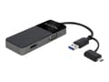 Miniatyrbild 1 av 5: Delock Adapter USB 3.0 to 4K HDMI + VGA - Adapterkabel - USB typ A, 24 pin USB-C hane till HD-15 (VGA), HDMI hona - 12 cm - svart