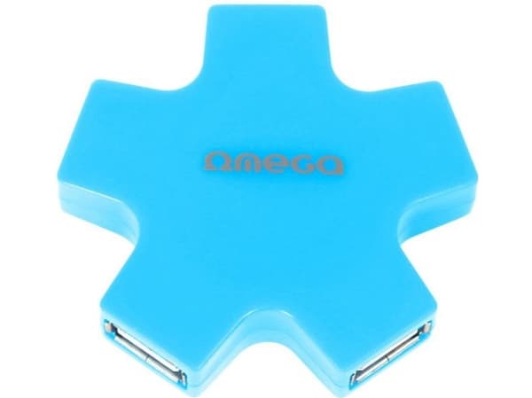 HUB USB Omega 4x USB-A 2.0 (OUH24SBL)