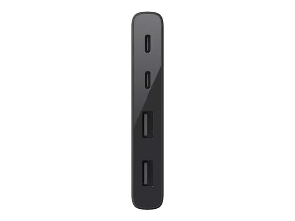 Belkin USB-C 4-Port Mini Hub - Hubb - 4 x SuperSpeed USB 3.0 - skrivbordsmodell