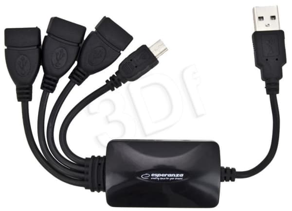 Esperanza - Hubb - 4 x USB 2.0 - skrivbordsmodell