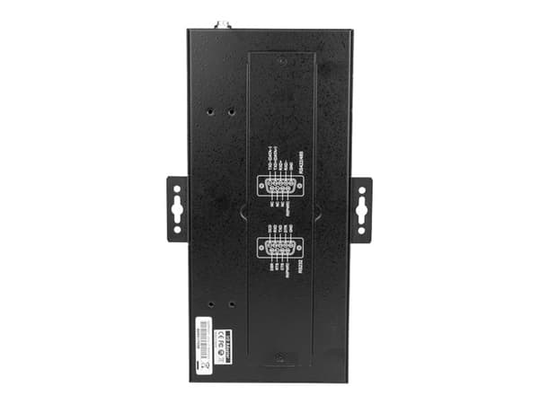 StarTech.com 8 Port Serial Hub USB to RS232/RS485/RS422 Adapter, Industrial USB 2.0 to DB9 Serial Converter Hub, IP30 Rated, Din Rail Mountable Metal