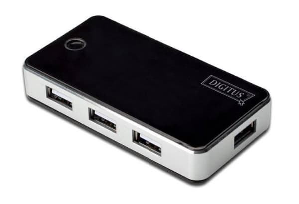 DIGITUS DA-70222 - Hubb - 7 x USB 2.0 - skrivbordsmodell