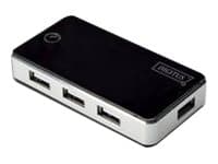 DIGITUS DA-70222 - Hubb - 7 x USB 2.0 - skrivbordsmodell