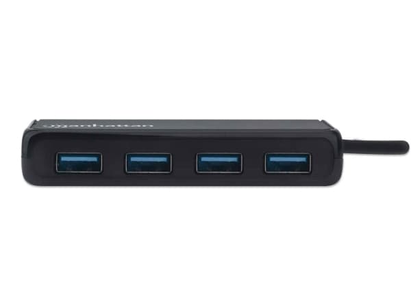 Manhattan 164900, USB 3.2 Gen 1 (3.1 Gen 1) Type-A, USB 3.2 Gen 1 (3.1 Gen 1) Type-A, 5000 Mbit/s, Sort, Acrylonitrilbutadienstyren, 0,135 m