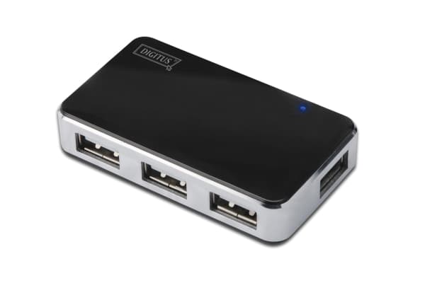DIGITUS DA-70220 - Hubb - 4 x USB 2.0 - skrivbordsmodell
