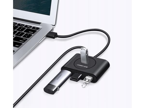 Ugreen 20290, USB 3.2 Gen 1 (3.1 Gen 1) Type-A, USB 3.2 Gen 1 (3.1 Gen 1) Type-A, 5000 Mbit/s, Svart, 1 styck