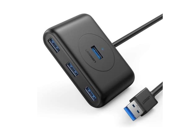 Ugreen 20290, USB 3.2 Gen 1 (3.1 Gen 1) Type-A, USB 3.2 Gen 1 (3.1 Gen 1) Type-A, 5000 Mbit/s, Svart, 1 styck