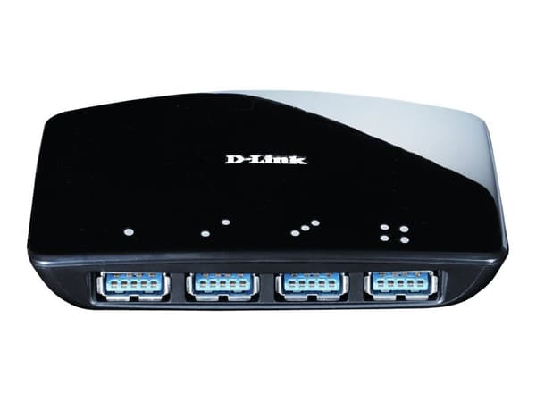 D-Link DUB 1340 - Hubb - 4 x SuperSpeed USB 3.0 - skrivbordsmodell - för D-Link DUB-1310