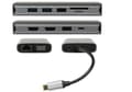 Miniatyrbild 2 av 3: ALLNET PSUC0216, USB 3.2 Gen 1 (3.1 Gen 1) Type-C, 100 W, Grå, MicroSD (TransFlash), SD, 3,5mm, HDMI, RJ-45, USB 2.0, USB 3.2 Gen 1 (3.1 Gen 1) Type-