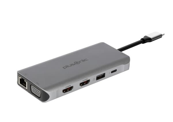 ALLNET PSUC0216, USB 3.2 Gen 1 (3.1 Gen 1) Type-C, 100 W, Grå, MicroSD (TransFlash), SD, 3,5mm, HDMI, RJ-45, USB 2.0, USB 3.2 Gen 1 (3.1 Gen 1) Type-