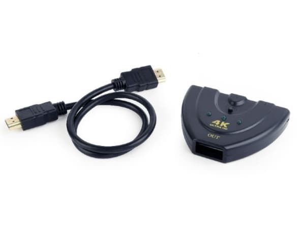 Cablexpert DSW-HDMI-35 - Video/audio switch - 3 x HDMI - stasjonær