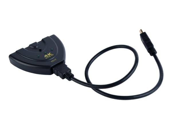 Cablexpert DSW-HDMI-35 - Video/audio switch - 3 x HDMI - stasjonær