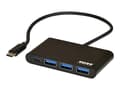 Miniatyrbild 1 av 5: PORT Connect - Hubb - 3 x SuperSpeed USB 3.0 + 1 x USB-C - skrivbordsmodell
