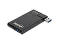 Miniatyrbild 3 av 5: InLine 35391, USB 3.2 Gen 1 (3.1 Gen 1) Type-A, USB 3.2 Gen 1 (3.1 Gen 1) Type-A, 5000 Mbit/s, Svart, Gjuten aluminium, Plast, 40 mm