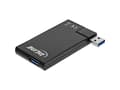 Miniatyrbild 4 av 5: InLine 35391, USB 3.2 Gen 1 (3.1 Gen 1) Type-A, USB 3.2 Gen 1 (3.1 Gen 1) Type-A, 5000 Mbit/s, Svart, Gjuten aluminium, Plast, 40 mm