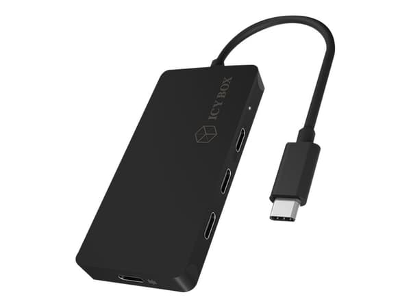 ICY BOX IB-HUB1429-CPD - Hubb - 4 x USB-C - skrivbordsmodell