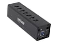 Miniatyrbild 3 av 5: InLine 4043718214402, USB 3.2 Gen 1 (3.1 Gen 1) Type-A, USB 3.2 Gen 1 (3.1 Gen 1) Type-A, 5000 Mbit/s, Svart, Gjuten aluminium, ?DC