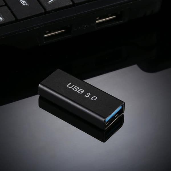 USB 3.0 hun til hun-konverter med guldbelagte stik