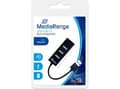Miniatyrbild 4 av 5: MediaRange MRCS502 - Hubb - 4 x USB 2.0 - skrivbordsmodell