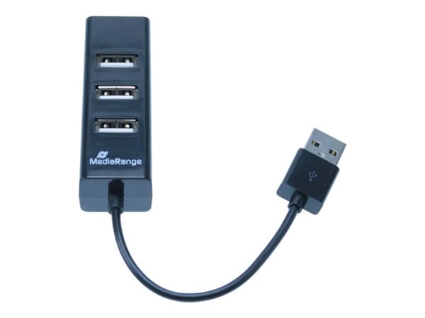 MediaRange MRCS502 - Hubb - 4 x USB 2.0 - skrivbordsmodell
