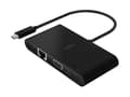 Miniatyrbilde 1 av 5: Belkin - Multimedie- og ladeadapter - USB-C - VGA, HDMI - 1GbE