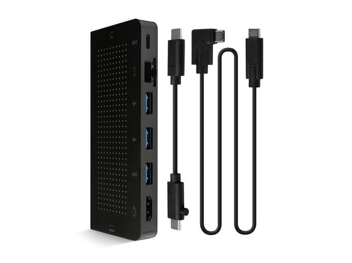 TwelveSouth StayGo USB-C Hub, Kabel, USB 3.2 Gen 1 (3.1 Gen 1) Type-C, Svart, MicroSD (TransFlash), SD, 4K Ultra HD, USB