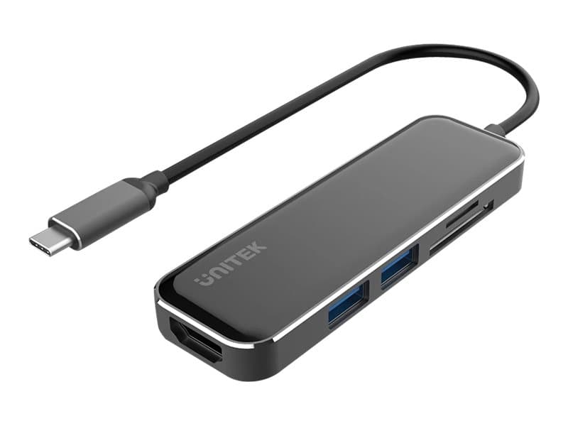 Unitek uHUB P5+ Exquisite - Dockningsstation - USB-C - HDMI