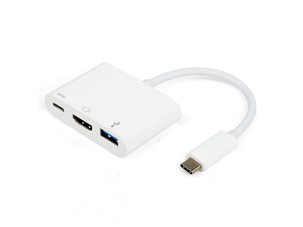 Vivanco 34293, USB 3.2 Gen 1 (3.1 Gen 1) Type-C, Vit, USB 3.2 Gen 1 (3.1 Gen 1) Type-C, Windows 10, Windows 7, Windows 8.1, Mac OS X 10.6 Snow Leopar