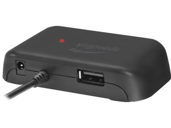 SPEEDLINK SL-140004-BK, USB 2.0, USB 2.0, 480 Mbit/s, Svart, Status, 0,2 m
