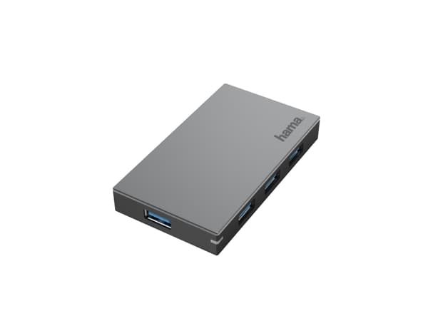 Hama - Hubb - 4 x SuperSpeed USB 3.0 - skrivbordsmodell - AC 100/240 V