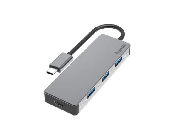 Hama - Hubb - 3 x USB 3.2 Gen 2 + 1 x USB-C 3.1 Gen 2 - skrivbordsmodell