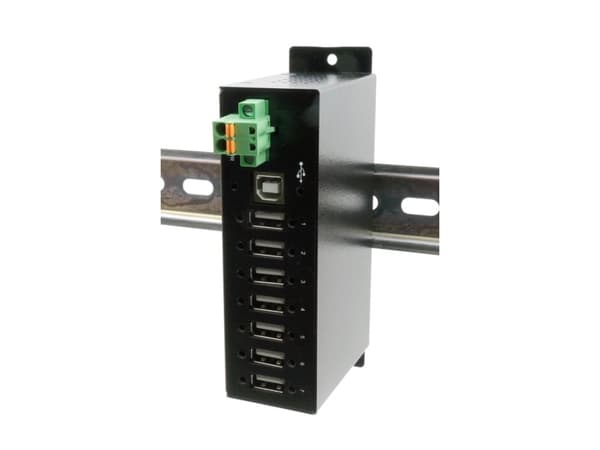 EXSYS EX-1179HMVS, USB 2.0 Type-B, USB 2.0, 480 Mbit/s, Svart, Metall, 1,8 m