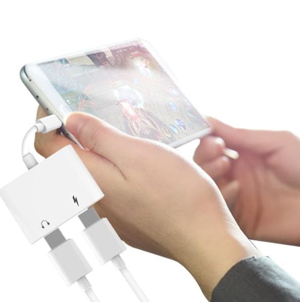 INF Adapter for hodetelefoner og lader, USB-C
