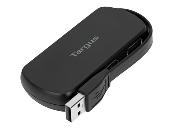 Targus ACH114EU gränssnittshubbar USB 2.0 480 Mbit/s Svart