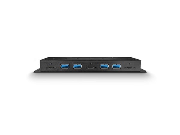 Lindy 43275 gränssnittshubbar USB 3.2 Gen 2 (3.1 Gen 2) Type-A 10000 Mbit/s Svart