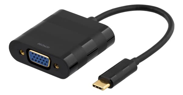 USB 3.1 to VGA adapter Type C ma  VGA fe 1080p bag black