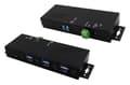 Pikkukuva 1 / 4: EXSYS EX-1517HMVS, USB 3.2 Gen 1 (3.1 Gen 1) Type-A, USB B-tyyppi, 5000 Mbit/s, Musta, Metalli, Teho, Taiwan
