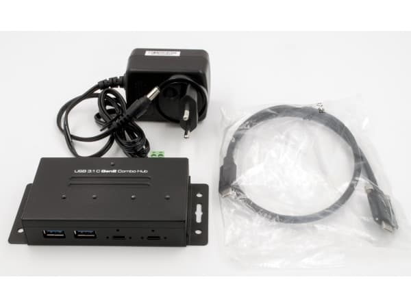 EXSYS EX-1240HMVS, USB 3.2 Gen 2 (3.1 Gen 2) Type-C, USB 3.2 Gen 2 (3.1 Gen 2) Type-A,USB 3.2 Gen 2 (3.1 Gen 2) Type-C, 10000 Mbit/s, Lajittelu, Meta
